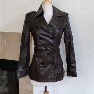 ZARA BASIC LEATHER JACKET